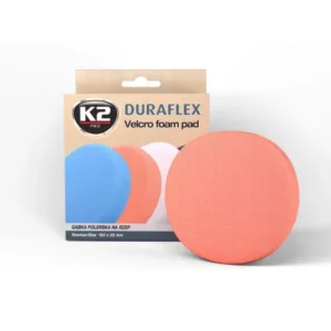 K2 Duraflex Velcro Foam Pad (Σφουγγάρι Γυαλίσματος Πορτοκαλί Μεσαίο)