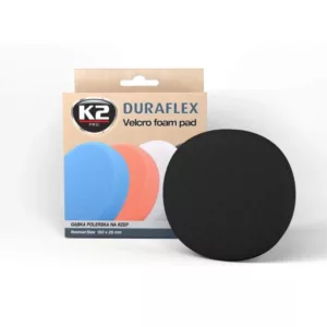 K2 Duraflex Velcro Foam Pad (Σφουγγάρι Γυαλίσματος Μαύρο Μαλακό)